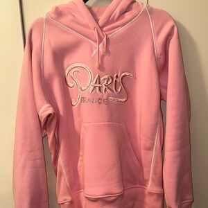 Authentic Pink Paris France Women's Hoodie